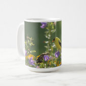 Mug Goldfinch sur Harebell Flower (Devant gauche)