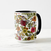 Mug Goldfinches dans le jardin (Devant droit)