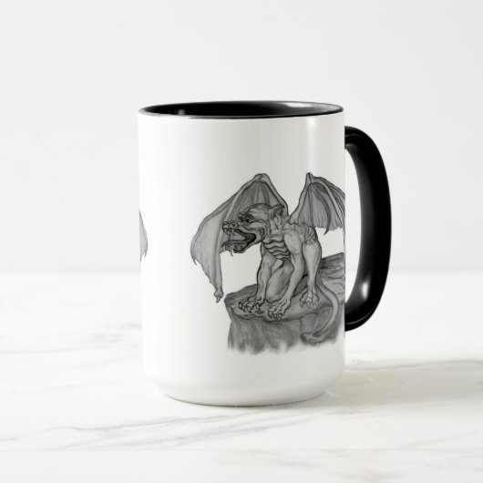 Mug Golem Gargoyle (Devant droit)