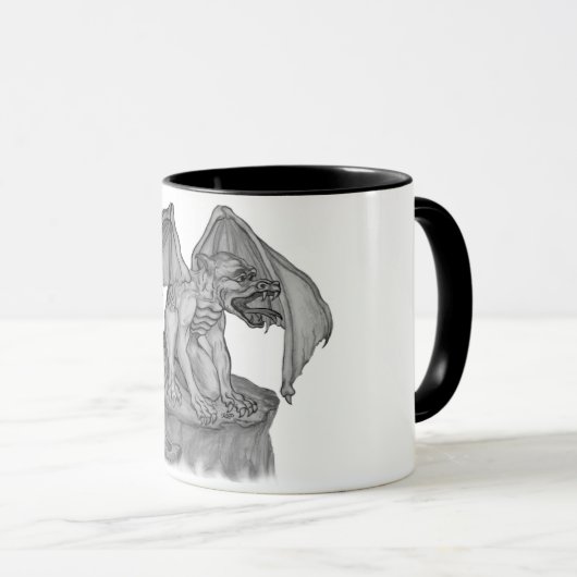 Mug Golem Gargoyle (Devant droit)