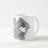 Mug GOLEM - Gargoyle noir et blanc (Devant droit)