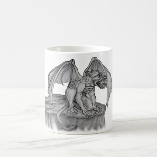 Mug GOLEM - Gargoyle noir et blanc (Centre)