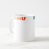 Mug Golf à disque rétro Frolf - Disque de golf Frisbee (Devant gauche)
