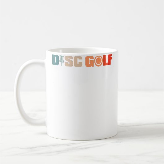 Mug Golf à disque rétro Frolf - Disque de golf Frisbee (Gauche)