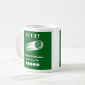 Mug Golf à la retraite Fore Tee-Riffic Retraite (Devant gauche)