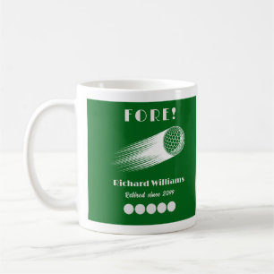 Mug Golf à la retraite Fore Tee-Riffic Retraite