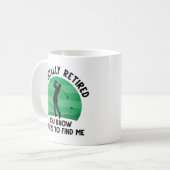Mug Golf à la retraite officielle (Devant gauche)
