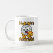 Mug Golf avec la boule de golf de bande dessinée (Gauche)