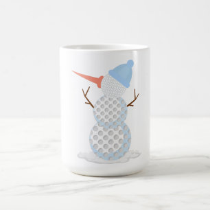 Mug Golf balle Snowman
