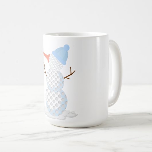 Mug Golf balle Snowman (Devant droit)