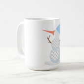 Mug Golf balle Snowman (Devant gauche)