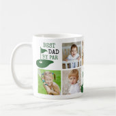 Mug Golf BEST DAD BY PAR PAR 7 Photo Collage (Gauche)