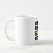 Mug Golf Café d'abord golf plus tard (Gauche)