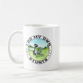 Mug Golf Cart Accident I Do My Own Stunts Fun Present  (Gauche)