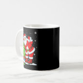 Mug Golf Christmas Men Club Playing Santa Claus  (Devant gauche)
