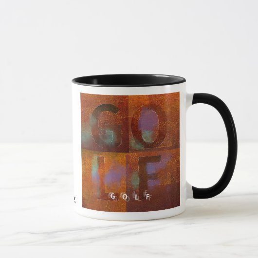 Mug Golf (collection de "carrés") (Droite)