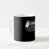 Mug Golf de jeu de changement de retraite quotidien (Devant gauche)