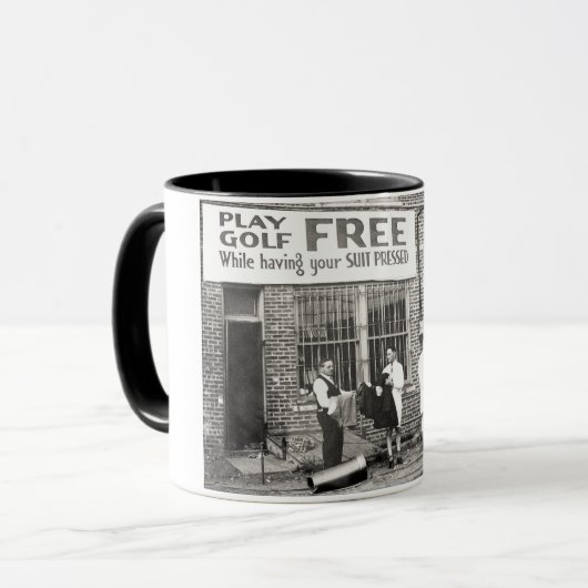 Mug Golf de jeu libre (tout en faisant presser votre (Devant gauche)