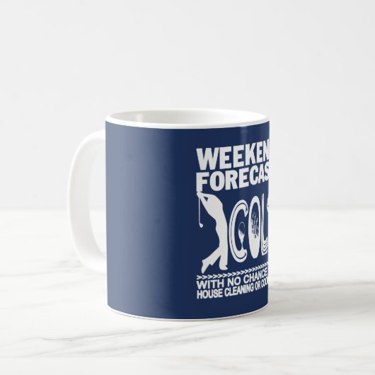 MUG GOLF DE PRÉVISION DE WEEK-END (Devant gauche)