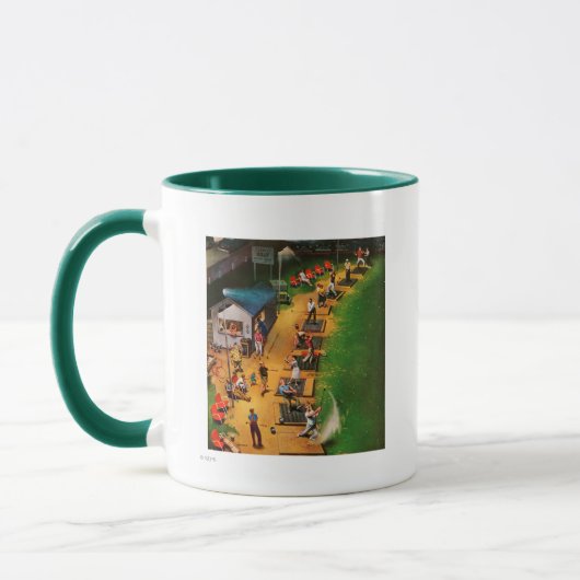 Mug Golf Driving Range par John Falter (Gauche)