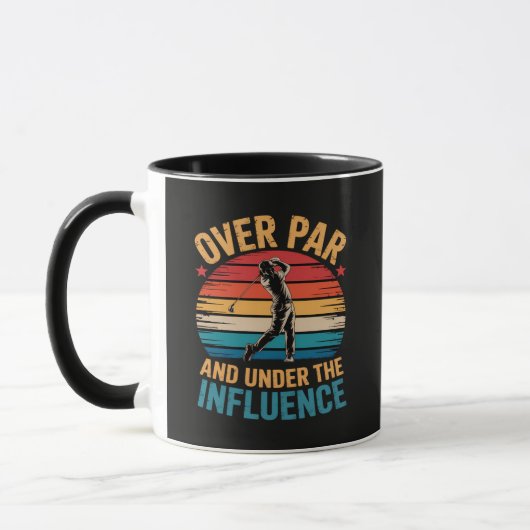 Mug Golf drôle buvant (Gauche)