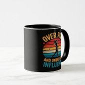 Mug Golf drôle buvant (Devant droit)