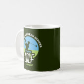 Mug Golf Drôle Dire Pour Les Golfeurs (Devant gauche)