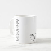 Mug Golf Eat Sleep Repeat Golfer Personalized (Devant gauche)