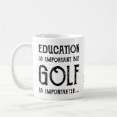 Mug Golf Education Golfer Personalized (Gauche)