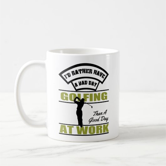 Mug Golf Et Bouteille De Travail (Gauche)