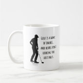 Mug Golf Funny Mug, Plaisanterie de golf (Gauche)