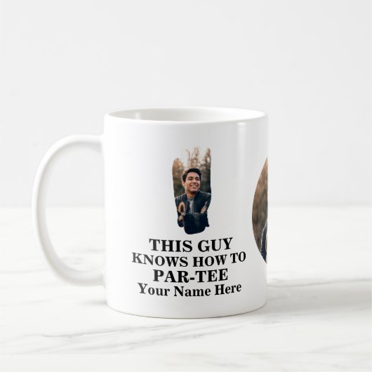 Mug Golf glove shape photo mec sait comment faire par (Gauche)