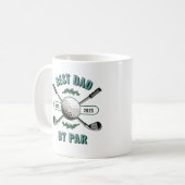 Mug Golf & Golf Ball Meilleur Papa Par Par (Devant gauche)