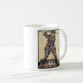 Mug Golf Golfeur Vintage Antique Golf (Devant droit)