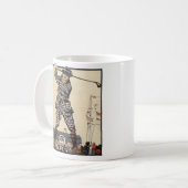 Mug Golf Golfeur Vintage Antique Golf (Devant gauche)