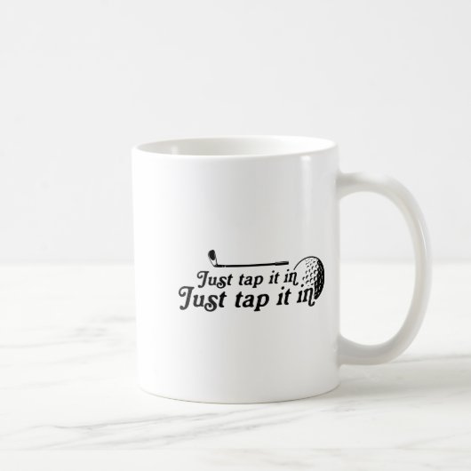 Mug Golf, il suffit de taper Funny Golf Player Golfing (Droite)