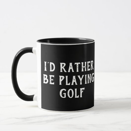 MUG GOLF JE FERAIS PLUTÔT DU GOLF (Gauche)
