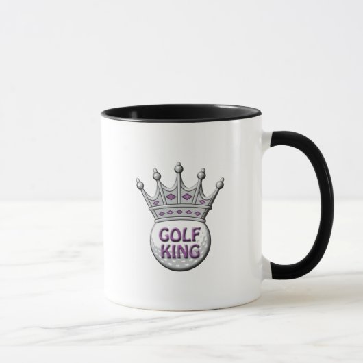 Mug Golf King Fête des pères Dadism Cadeau (Droite)
