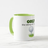 Mug Golf l'histoire de ma vie drôle (Devant gauche)
