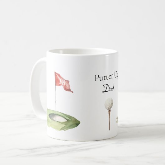 Mug Golf Lover Putter Up (Devant gauche)