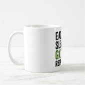 Mug Golf Manger Dormir Golf Répéter (Gauche)