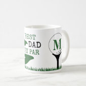 Mug Golf MEILLEUR PAPA PAR PAR Monogram (Devant droit)