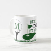 Mug Golf MEILLEUR PÈRE PAR PAR Monogramme (Devant gauche)