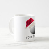 Mug golf Noël (Devant gauche)