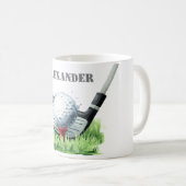 Mug Golf personnalisé classique (Devant droit)