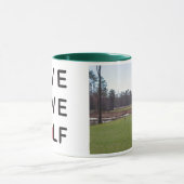 Mug Golf photo mug. (Centre)