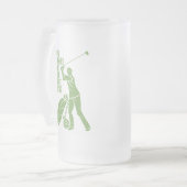 Mug GOLF PLAYER - choisir style et couleur (Devant gauche)