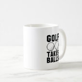 Mug Golf prend des balles (Devant droit)