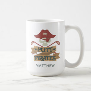 Mug Golf Putt Pirates Sport de plein air Hobby Personn