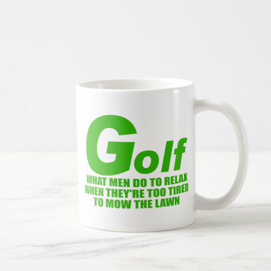 Mug Golf quels hommes font (Droite)